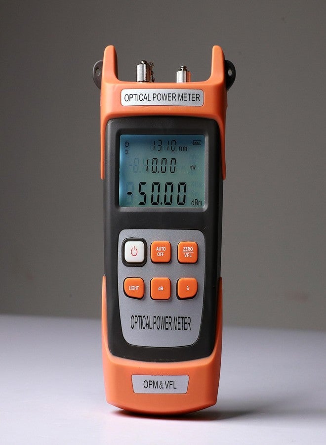 OPTROTECH ftth Fiber Optical Power Meter Fibre Optic Visual Tester 10 km Fiber Optical Power Meter High Precision Visual Fault Locater Fiber Optic Tool (ORANGE) - Image 3